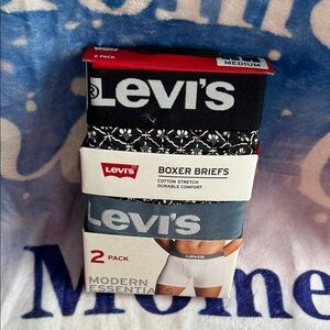 Levi's Men's Boxer Briefs 2-Pack - Black and Gray